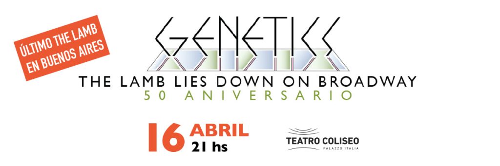 GENETICS  Miércoles 16 de abril 21h   2025