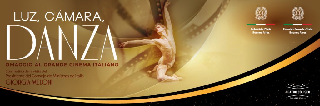 LUZ, CÁMARA, ¡DANZA!  Omaggio al grande cinema italiano  Miércoles 20 de noviembre  18:30h